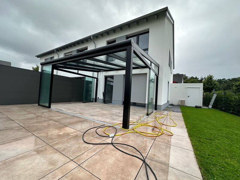 Überdachte Terrasse